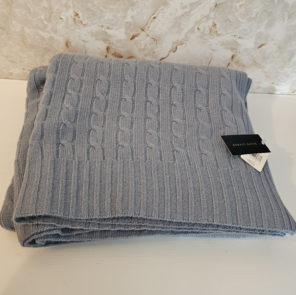 Ralph Lauren Bedding Ralph Lauren Cable Cashmere Throw Blanket